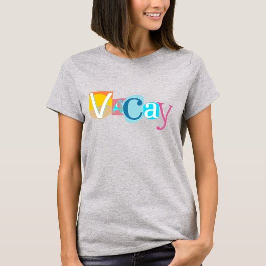 Vacay T-shirt (Voorkant)