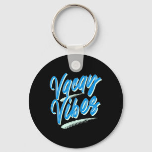 Vacay Vibes Familie Vakantie 2025 Tropische Zomer  Sleutelhanger