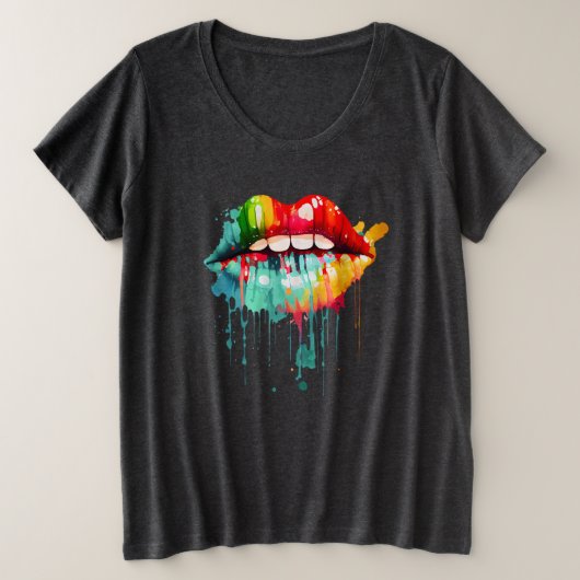 Vacay Vibes Grote Maat T-shirt (Design voorkant)