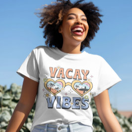 Vacay Vibes, Strand shirten, Zomervakantie T-shirt