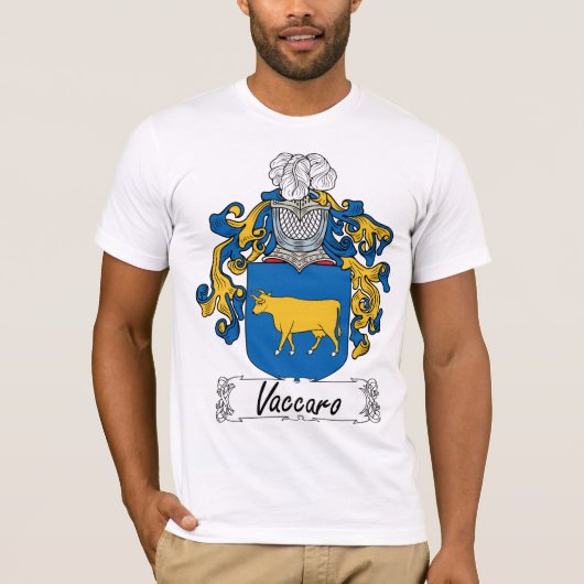 Vaccaro Family Crest T-shirt (Voorkant)