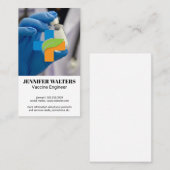 Vaccin | Geneeskunde Gezondheidszorg Logo Visitekaartje (Voorkant / Achterkant)