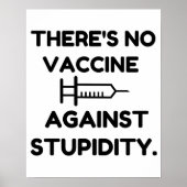 Vaccin tegen stollingsgraad poster (Voorkant)