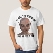 VACCIN VACCINATED HORROR ANTI-VAX T SHIRTS (Voorkant)