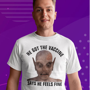 VACCIN VACCINATED HORROR ANTI-VAX T SHIRTS