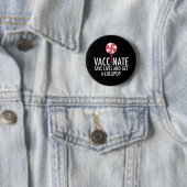Vaccinaat krijgt een Lollipop Funny Vaccinatie Ronde Button 5,7 Cm (In situ)
