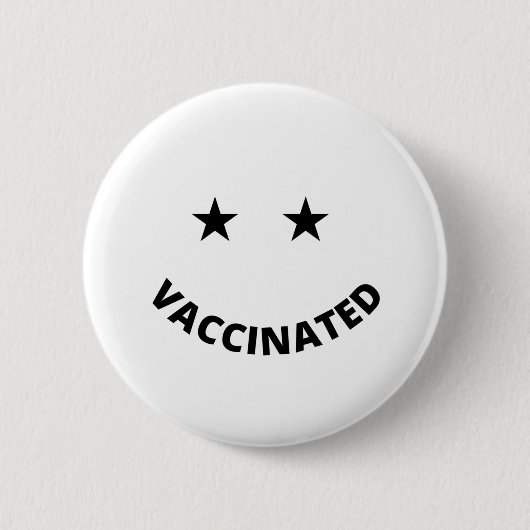 VACCINAAT RONDE BUTTON 5,7 CM (Voorkant)
