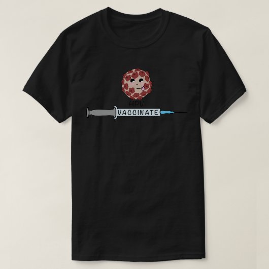 Vaccinate HPV T-shirt (Design voorkant)