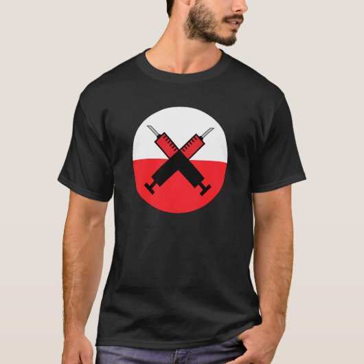 VACCINATED T SHIRT KRIJGEN (Voorkant)