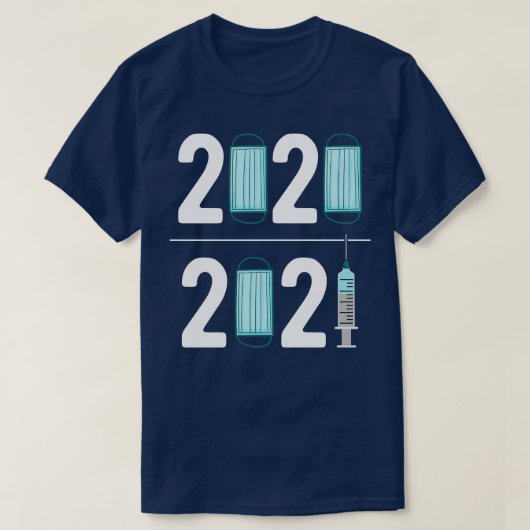 Vaccinatie 2021 t-shirt (Design voorkant)