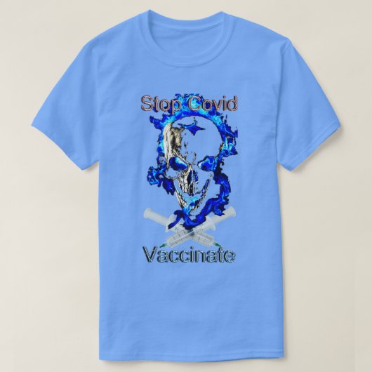vaccinatie 3 t-shirt (Design voorkant)