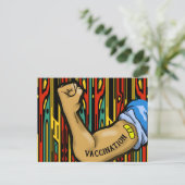 VACCINATIE EN COVID door Slipperywindow Briefkaart (Staand voorkant)