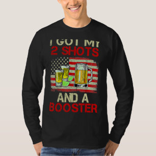 Vaccinatie ik kreeg mijn twee schoenen en een boos t-shirt
