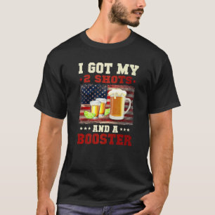 Vaccinatie Ik kreeg mijn twee shots en een booster T-shirt