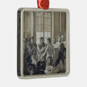 Vaccinatie Metalen Ornament (Rechts)