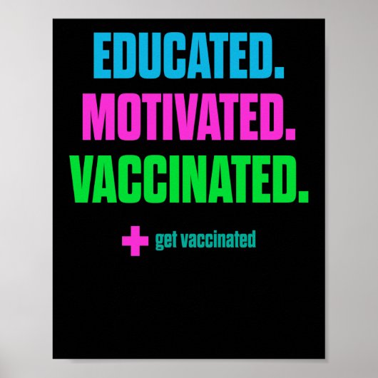 Vaccinatie Pro vaccinatie Poster (Voorkant)
