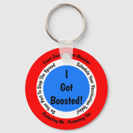 Vaccinatie van Fauci Ouchie Ik ben geboost Sleutelhanger