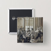 Vaccinatie Vierkante Button 5,1 Cm (Voorkant /achterkant)