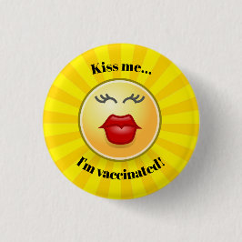 Vaccinatieontwerp-Button Ronde Button 3,2 Cm