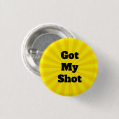 Vaccinatieontwerp-Button Ronde Button 3,2 Cm (Voorkant /achterkant)