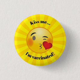 Vaccinatieontwerp-Button Ronde Button 3,2 Cm