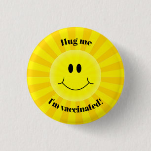 Vaccinatieontwerp-Button Ronde Button 3,2 Cm