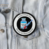 Vaccinatieontwerp-Button Ronde Button 4,0 Cm (In situ)