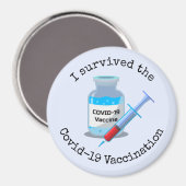 Vaccinatieontwerp magneet (Voorkant / Achterkant)