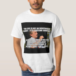 Vaccinatiepatronen van CDC T-shirt