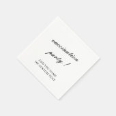 Vaccination Celebration Minimalist Design Servet (Hoek)