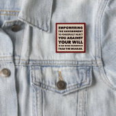 Vaccindebat Vierkante Button 5,1 Cm (In situ)