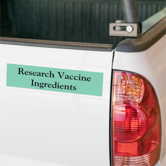 Vaccine Bumpersticker (Op Truck)