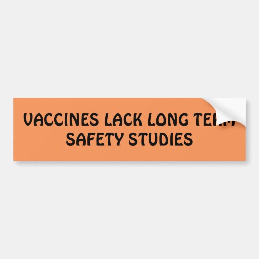 Vaccine Bumpersticker (Voorkant)