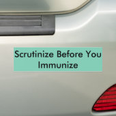 Vaccine Bumpersticker (Op auto)