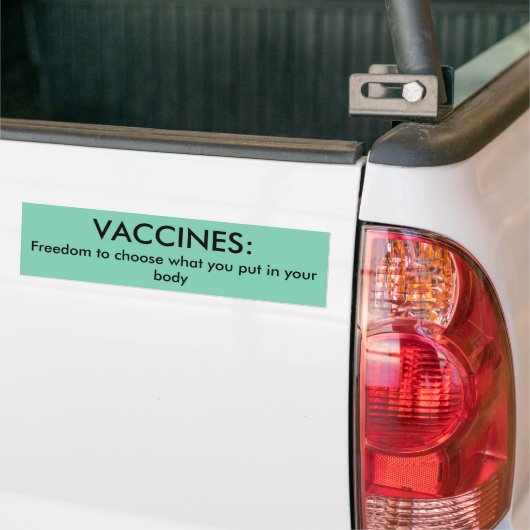 Vaccine Bumpersticker (Op Truck)