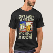 Vaccine Don Worry I've Both My Shots And Boo T-shirt (Voorkant)