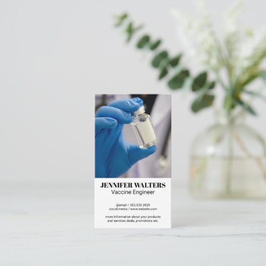 Vaccine | Geneesmiddelen Visitekaartje (Staand voorkant)