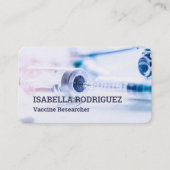 Vaccine Researcher Visitekaartje (Voorkant)