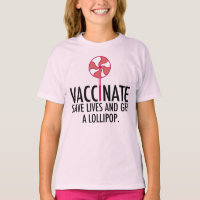 Vaccineer en krijg een lolly Grappige vaccinatie v