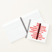 Vaccineer notebook notitieboek (Binnen)