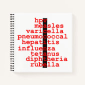Vaccineer notebook notitieboek (Voorkant)