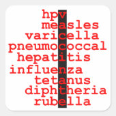 Vaccineer stickers (Voorkant)