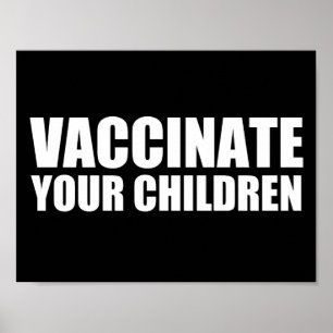 Vaccineer uw kinderen poster