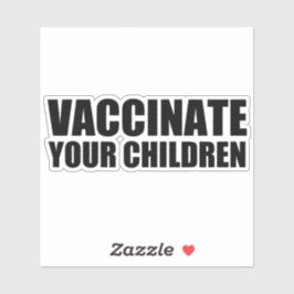 Vaccineer uw kinderen Pro Vaccine Laptop Sticker