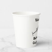 Vaccineer voordat u congregeert papieren bekers (Rechts)