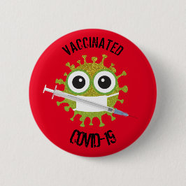 Vaccineerd COVID-19 Ronde Button 5,7 Cm