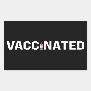 Vaccineerd - Pro-vaccinatie 2020 2021 VI Rechthoekige Sticker