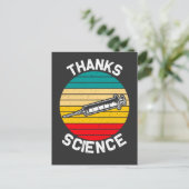 Vaccineerde retrospuit Science Vaccine  Briefkaart (Staand voorkant)