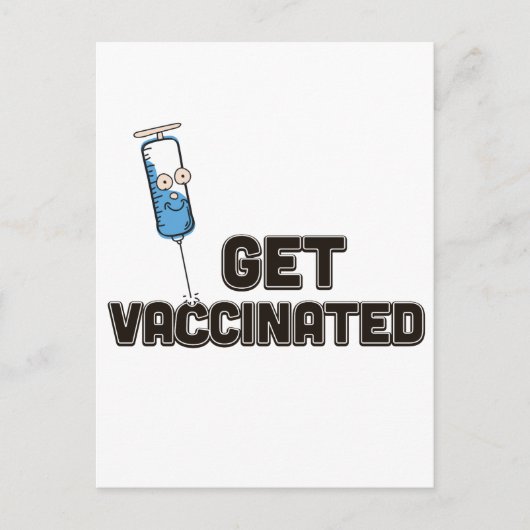 Vaccineren Briefkaart (Voorkant)