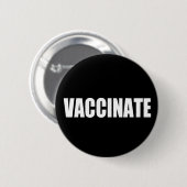 Vaccineren Ronde Button 5,7 Cm (Voorkant /achterkant)